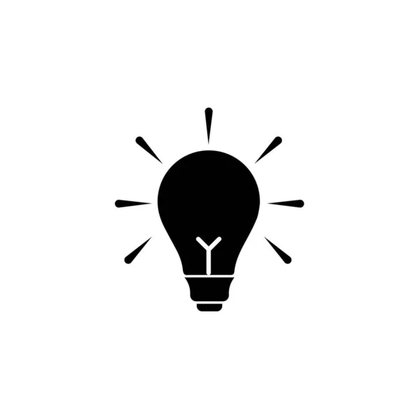 Ilustrasi Desain Simbol Vektor Bola Lampu - Stok Vektor