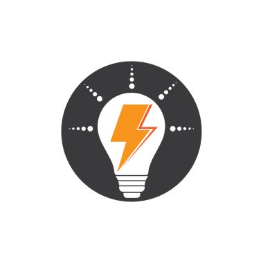 Ampul sembolü vektör tasarımı çizimi