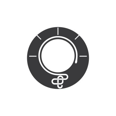 Ampul sembolü vektör tasarımı çizimi