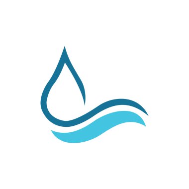 su damlası Logo Şablonu vektör çizimi tasarımı