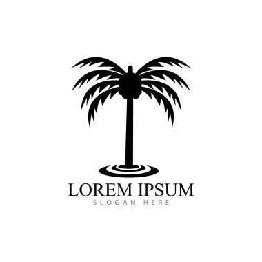 Tarih ağaç simge vektör çizim logo şablonu