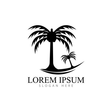 Tarih ağaç simge vektör çizim logo şablonu