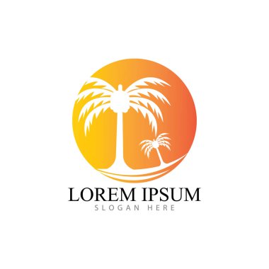 Tarih ağaç simge vektör çizim logo şablonu