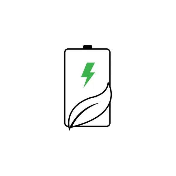 Battery Icon Design Template Vector Illustration — Stock Vector