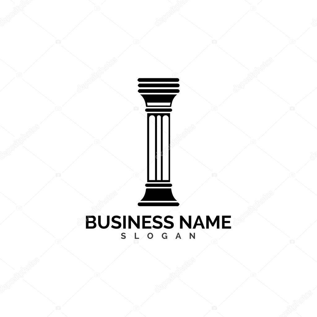 pillar Logo vector Template illustration design