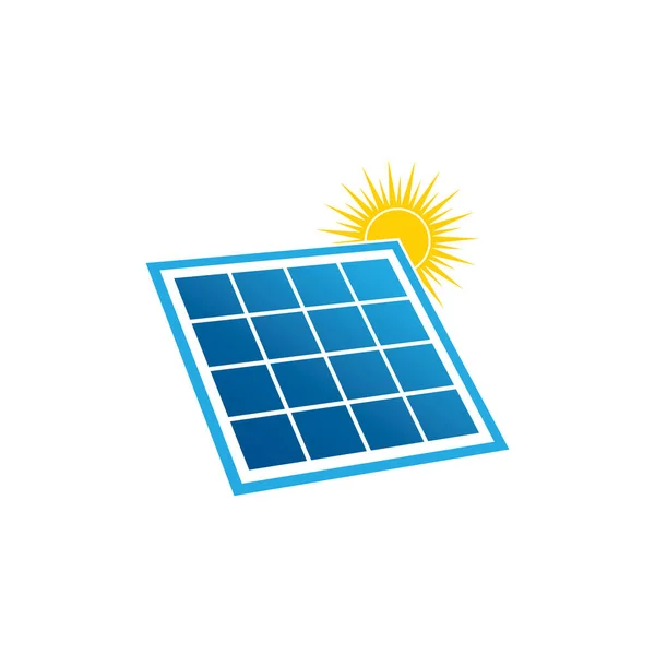 Modelo Design Ilustração Ícone Vetor Energia Solar —  Vetores de Stock