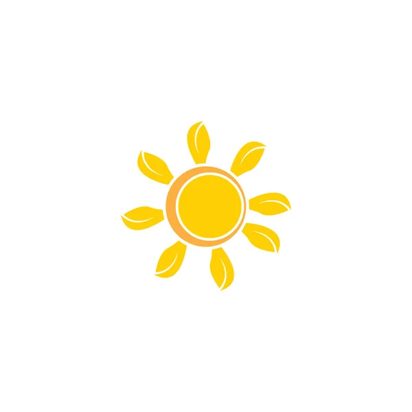 Sun Vector Illusztráció Icon Logo Sablon Design — Stock Vector