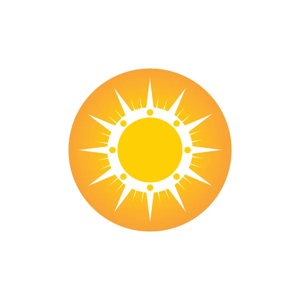 Sun Vector Illusztráció Icon Logo Sablon Design — Stock Vector