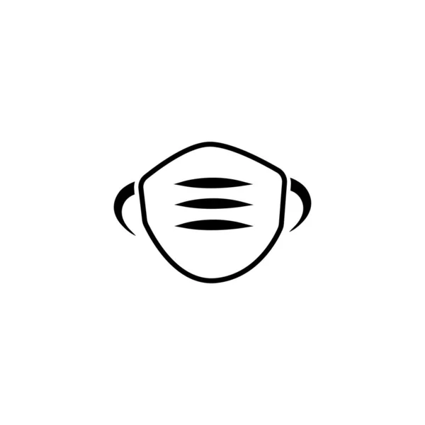 Vector Mask Icon Illustration Template Design — Stock Vector