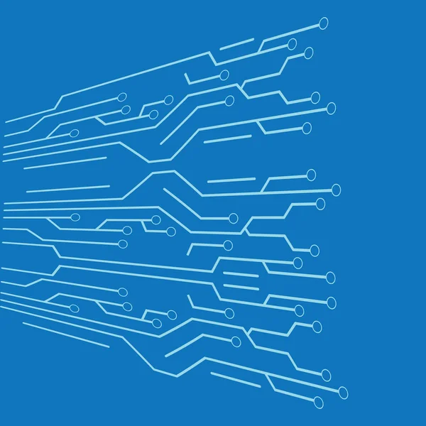 Circuit Logo Template Vector Pictogram Illustratie Ontwerp — Stockvector