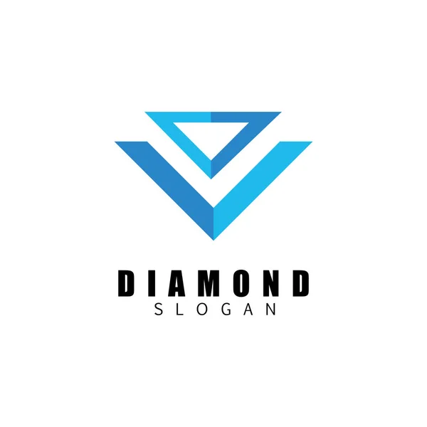 Diamanten Sieraden Logo Template Vector Pictogram Illustratie Ontwerp — Stockvector