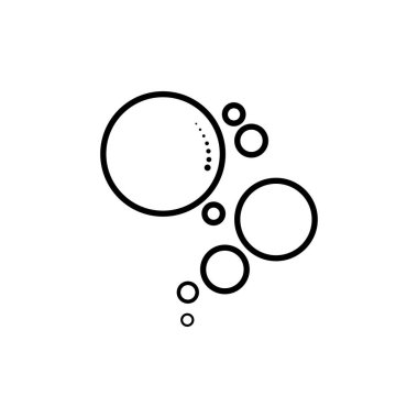 Kabarcık simgesi vektör çizim şablonu