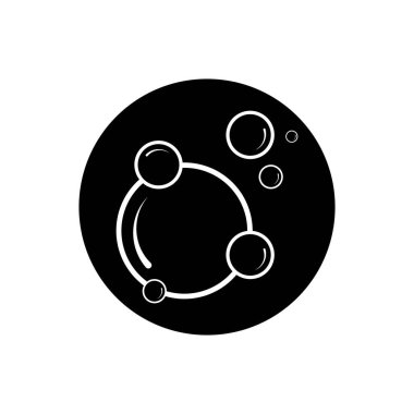 Kabarcık simgesi vektör çizim şablonu