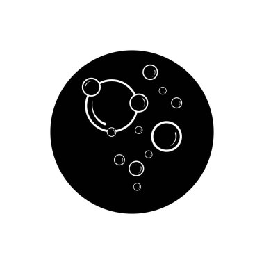 Kabarcık simgesi vektör çizim şablonu