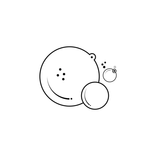 Bubble Icon Vector Illustration Design Template — Stock Vector