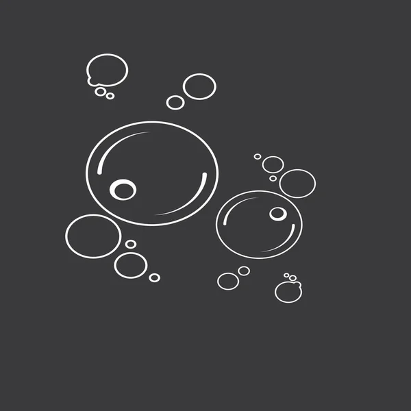 Bubble Pictogram Vector Illustratie Ontwerp Template — Stockvector