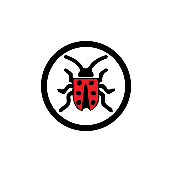 Bug Vektor Illustration Symbol Design Vorlage — Stockvektor