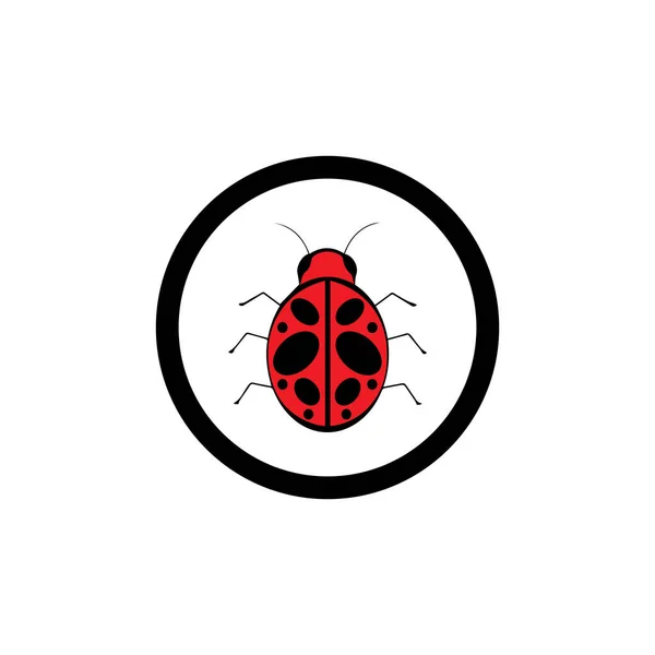 Bug Vektor Illustration Symbol Design Vorlage — Stockvektor