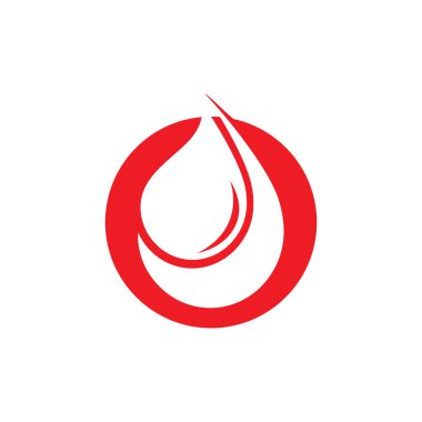 İnsan kanı logo şablonu vektör resimleme tasarımı
