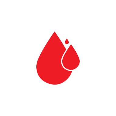 İnsan kanı logo şablonu vektör resimleme tasarımı