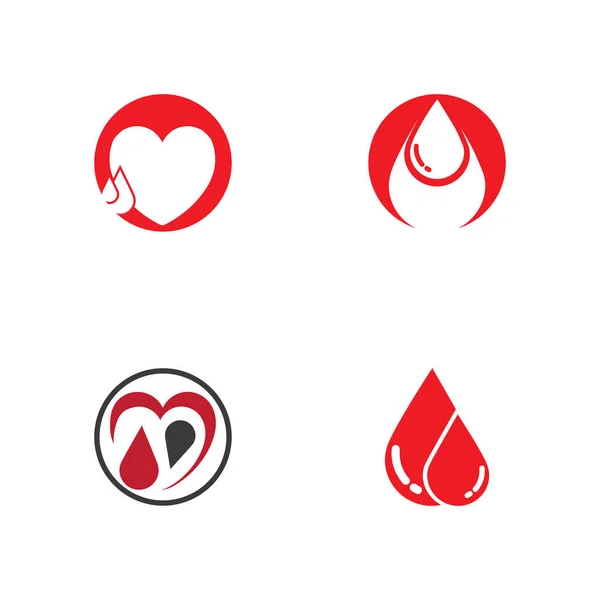Σχεδιασμός Εικονογράφησης Εικονιδίου Του Προτύπου Του Ανθρώπινου Αίματος — Διανυσματικό Αρχείο