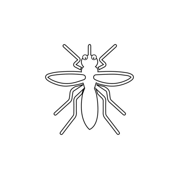 Mosquito insect animal logo vector illustration template