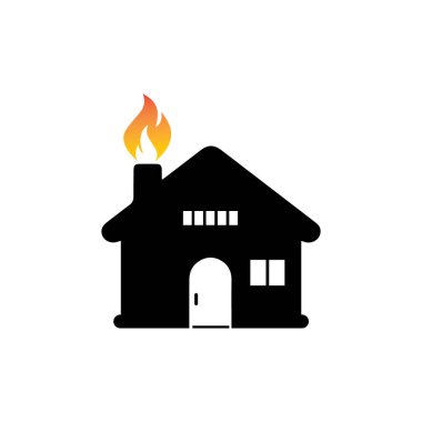 Ev Vektörü simgesi tasarım şablonu