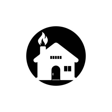 Ev Vektörü simgesi tasarım şablonu