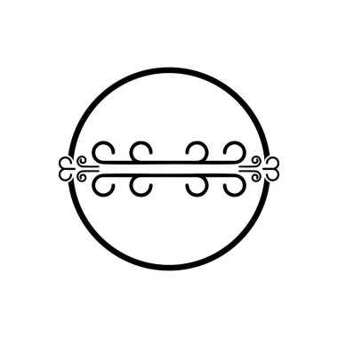 Rüzgar vektör simgesi tasarım illüstrasyon şablonu