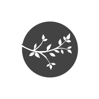 Vektör dalı, Ağaç dalı tasarım şablonunun el çizimi resmi