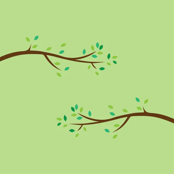 Gałąź Wektorowa Ręcznie Rysowana Ilustracja Wzoru Gałęzi Drzewa — Wektor stockowy