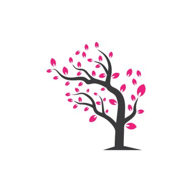 Vektör dalı, Ağaç dalı tasarım şablonunun el çizimi resmi