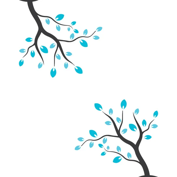 Векторна Гілка Намальована Вручну Ілюстрація Шаблону Дизайну Гілки Дерева — стоковий вектор