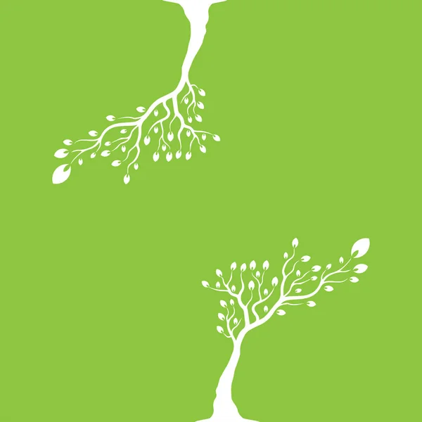 Ramo Vetorial Ilustração Desenhada Mão Modelo Projeto Galho Árvore — Vetor de Stock