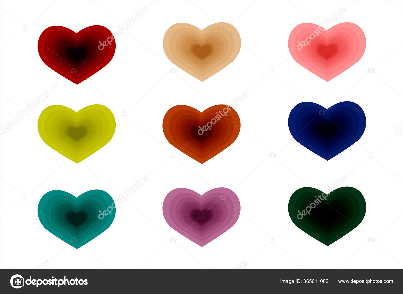 Valentinstag Weisser Hintergrund Isolieren Vorlage Herz Liebe Vektorillustration Lager Aus Papier Ausgeschnitten Herzenssache Rot Rosa Blau Lila Grun Vektorgrafik Lizenzfreie Grafiken C Tan47 365611082 Depositphotos