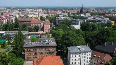 Tumski adasının panoramik görüntüsü, Wroclaw
