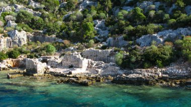 Körfez ve Kekova Adası, Simena şehrinin kalıntıları.