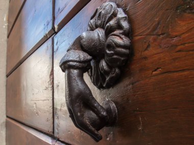 Antika kapı tokmağı, Bergamo, İtalya