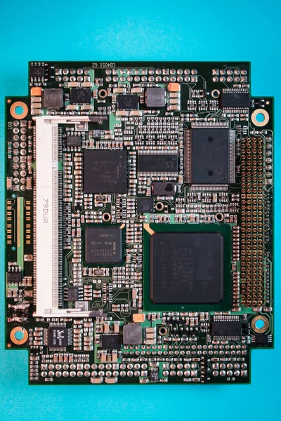 Solder side of PCI-104 embedded single board computer