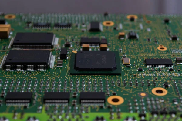 Modern Electronic Rugged Embedded Cpu Board — Stock Photo, Image