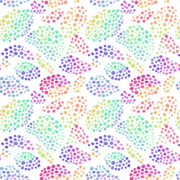 Seamless Modern Artistic card for banner design. Multicolored spots on a white background — Stock Photo, Image