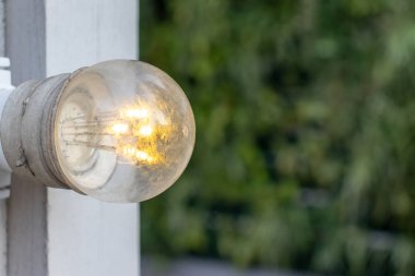 Çevre dostu açık hava dekorasyon lambası fotokopi alanı ile kapatılıyor.
