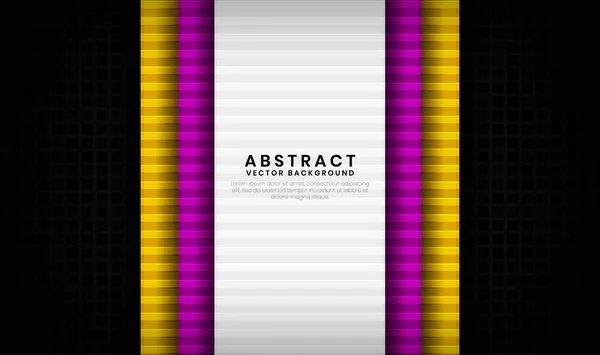 Contexto Abstrato Moderno Luxo Formas Retangulares Coloridas Camada Sobreposição Espaço — Vetor de Stock
