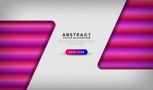 Abstrait Fond Blanc Avec Dégradé Violet Rouge Élément Graphique Moderne — Image vectorielle