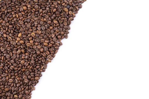 Jednolite Tło Zbliżenia Ziaren Kawy — Zdjęcie stockowe