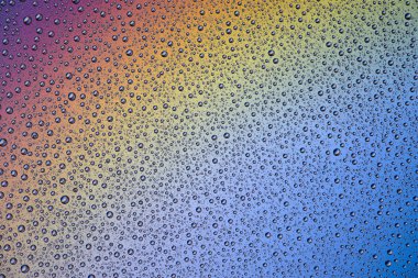 Arka plan su damla renkli yüzeyi