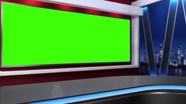 Sanal Haber Stüdyosu Yeşil Ekran