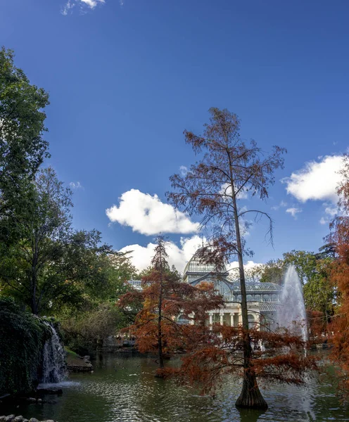 Parque Del Buen Retiro Μαδρίτη Ισπανία — Φωτογραφία Αρχείου