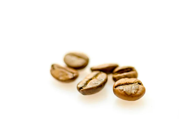 Coffee beans, prepared from natural roast and roasted — Stock Photo, Image