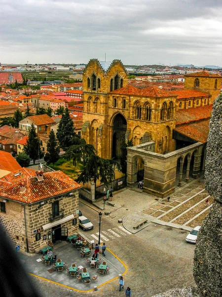 Vue sur Avila depuis ses murs . — Photo